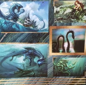 Fantasy Sea Mermaid Wall Art Poster Print